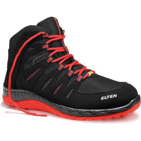 Chaussures de sécurité hautes Maddox noir/rouge S3