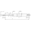 Vérin à gaz L242-200N Stabilus - pour Deutz-Fahr