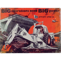 Plaque JCB Big operations