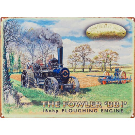 Plaque Fowler - The steam plough - Ref: TTF9144