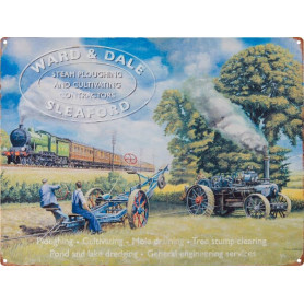 Plaque Steam plough contractor