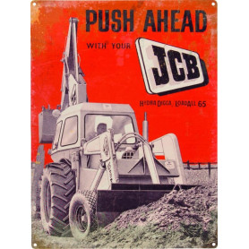 Plaque JCB Push ahead