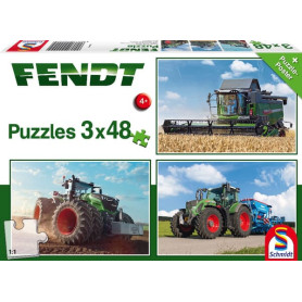 Puzzle Fendt 1050 Vario / 724 Vario / 6275L (x3) - Ref: SH56221