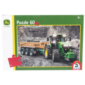 Puzzle JD 7310R + remorque Joskin