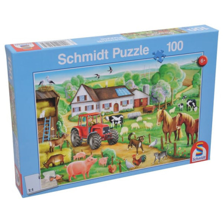 Puzzle "Fröhlicher Bauernhof"