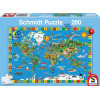 Puzzle Carte du monde - Ref: SH56118