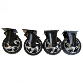 Set De 4 Roues Pour Servante 6 Tiroirs Tolsen - Ref: 100606