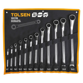 Kit 12 Cles Polygonales Deportees Tolsen - Ref: 100108