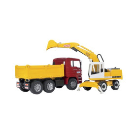 MAN Camion et Excavatrice