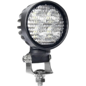 Phare de travail LED 4000lm, rond, blanc, 10/30 V, 84x126x71.8mm, prise AMP, 4 LED, 360 degrés, Kramp - Landini, - Ref: LA10551