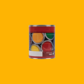 Peinture Pot  - 1 litre - Komatsu jaune - 8 à partir de 2007