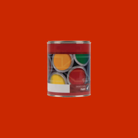 Peinture Pot  - 1 litre - O&K orange rouge 1L