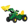 Tracteur à pédales avec chargeur frontal, John Deere 6210R, à partir de 3 ans, rollyFarmtrac de Rolly Toys - Ref: R61109