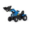 Tracteur à pédales avec chargeur frontal, New Holland T7, à partir de 3 ans, rollyFarmtrac de Rolly Toys - Ref: R61125