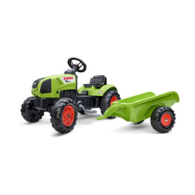 Tracteur Claas Arion 410 avec remorque