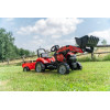 Tractopelle Case IH avec remorque