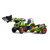 Tractopelle Claas Arion 430 et remorque