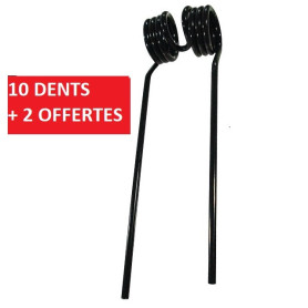 Lot de 12 Dents de faneuse KUHN 57609000KR