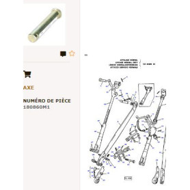 Pivot - FORD, Massey Ferguson, New Holland - Ref: VPL2502