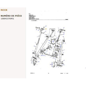 Articulation - pour Massey Ferguson - Adaptable - Ref origine : 1884376M1