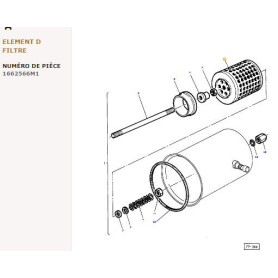 Filtre De Pompe De Direction - Landini, Massey Ferguson - Ref: VPJ4502