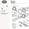 Roulement - Landini, Massey Ferguson - Ref: VPJ2485