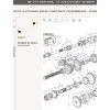 Arbre principal - pour Massey Ferguson - Adaptable - Ref origine : 1870151M2