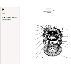 Vis (x3) - pour Massey Ferguson