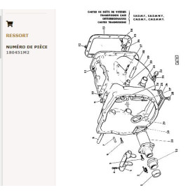 Ressort d'Embrayage - Landini, Massey Ferguson - Ref: VPG4000