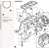 Joint principal pour carter arrière - Landini, Massey Ferguson, Renault - Ref: VPC5318
