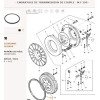 Couronne De Demarreur 115Dts - Case IH, Landini, Massey Ferguson, McCormick, Renault - Ref: VPC4202