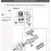 Kit de paliers principaux - pour Massey Ferguson - Adaptable - Ref origine : 735170M91