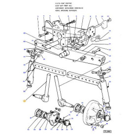 Fusée droite - pour Massey Ferguson