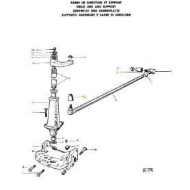 Soufflet pour rotule - pour Massey Ferguson