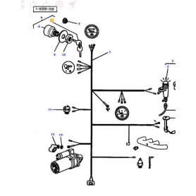 Clé de contact - pour Massey Ferguson