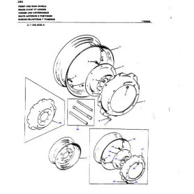 Ecrou de Roue p/ - pour Massey Ferguson