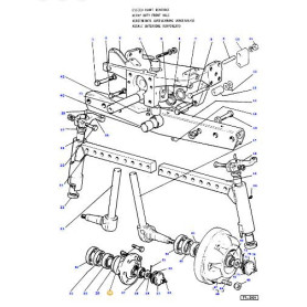 Boulon de roue - pour Massey Ferguson