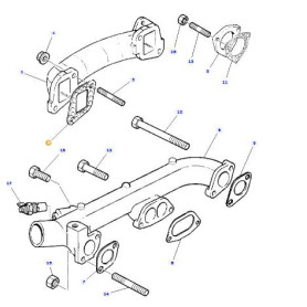 Joint de collecteur échap. - pour Massey Ferguson