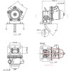 Pompe d'alimentation Perkins - pour Massey Ferguson - Adaptable - Ref origine : 4222108M91