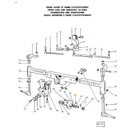 Ecrou de Roue p/ - pour Massey Ferguson