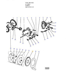 Disque de frein - pour Massey Ferguson