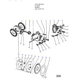 Bouchon antipoussière - pour Massey Ferguson