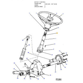 Douille de roulement - pour Massey Ferguson