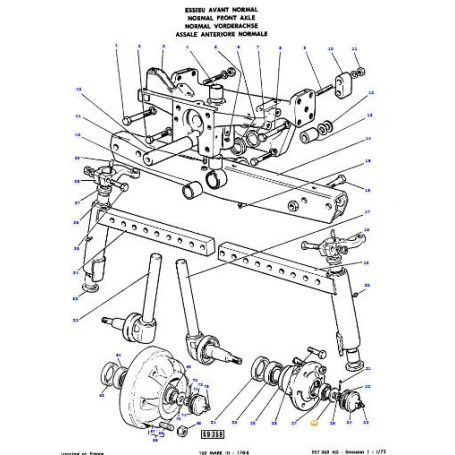 Rondelle - pour Massey Ferguson