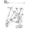 Axe de réglage + fourche - FORD, Massey Ferguson - Ref: 1660372M91KR
