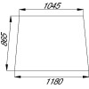 Pare-brise - pour Massey Ferguson - Ref: 3582160M2N