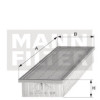 Filtre de cabine Mann filter - Ref : CU3861 - Marque : MANN-FILTER