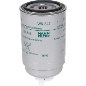 Cartouche filtrante carburant - Ref : WK842 - Marque : MANN-FILTER