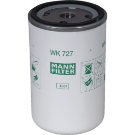 Cartouche filtrante carburant - Ref : WK727 - Marque : MANN-FILTER
