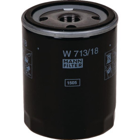 Cartouche filtre d'huile lubrif - Ref : W71318 - Marque : MANN-FILTER